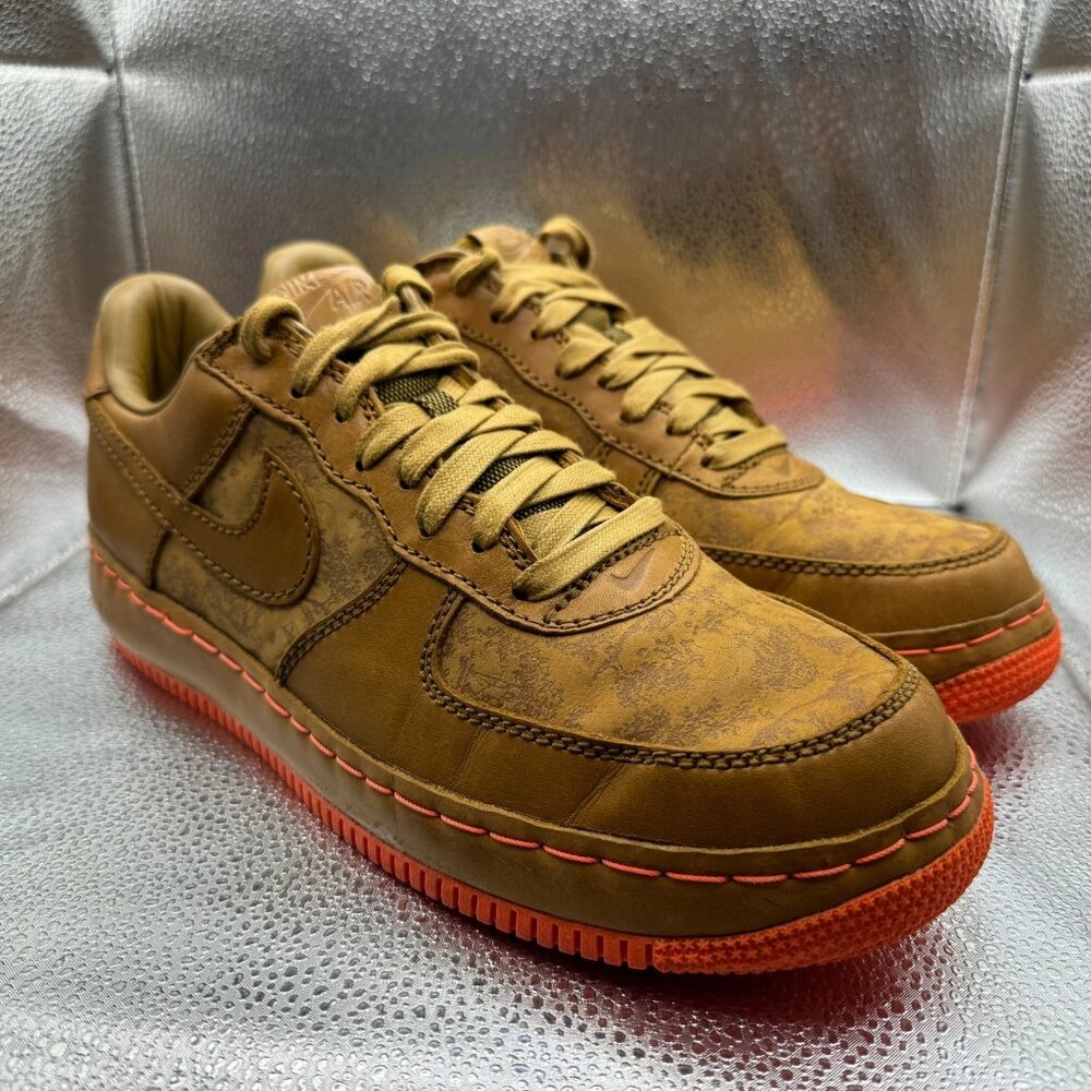 Size 11.5 Nike Air Force 1 Insideout Low‎ Mapple Brown Mens Sneaker 312486-271